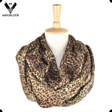 Мода женщин теплый леопард бесконечности шарф